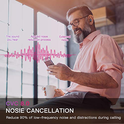 Zagzog - Auricolari wireless Bluetooth 5.0, Smart