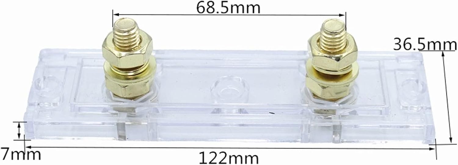 1set ANL Fuse Holder Bolt-on Fuse Automotive Fuse Holders Fusible Link with Fuse 30A 50A 60A 70A 80A 100A 125A 175A 200A 250A(Holder with 275A)