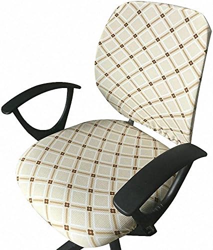 Melaluxe Computer Office Chair Cover - Protective & Stretchable Universal Chair Covers Stretch Rotating Chair Slipcover