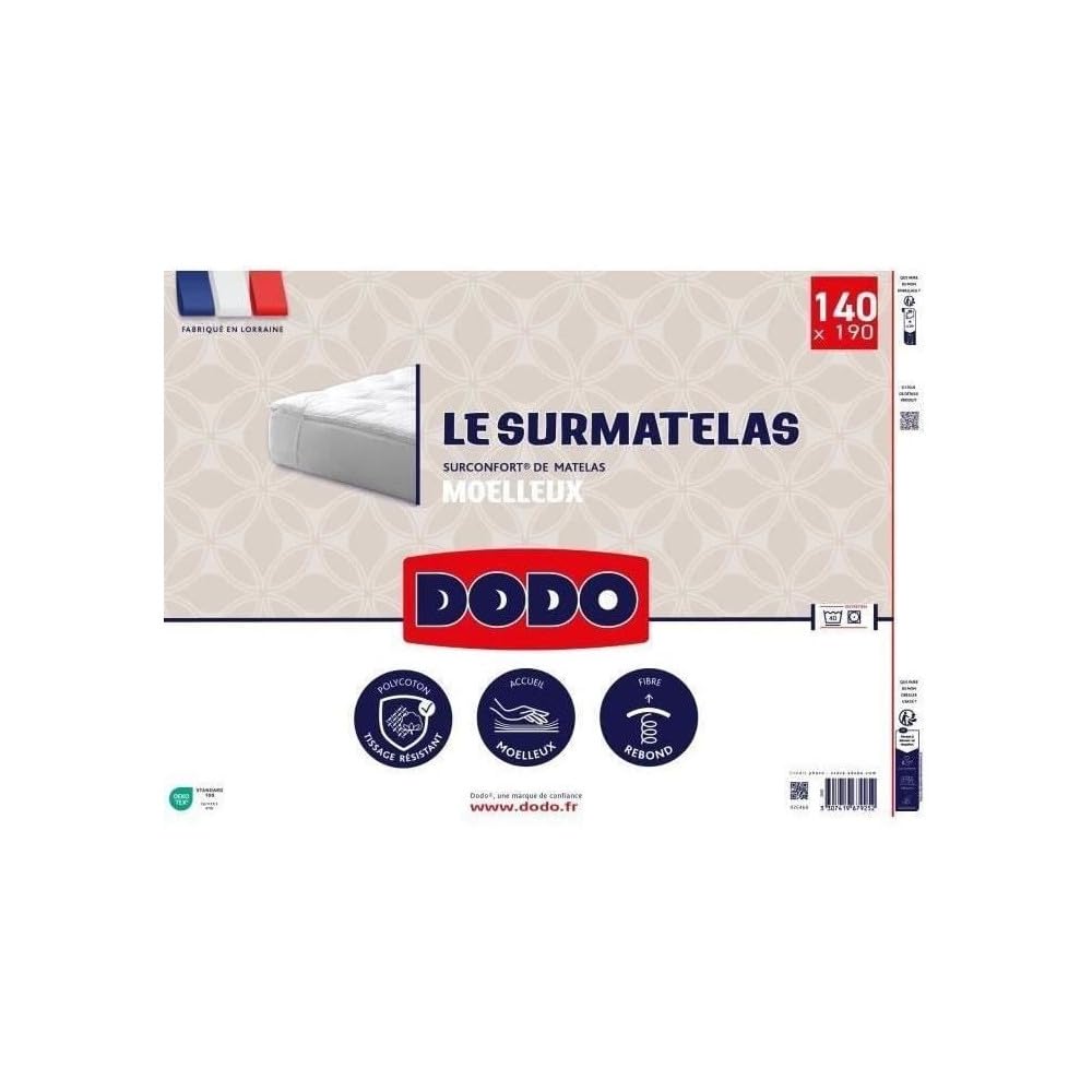 Surmatelas DODO - 140x190 cm