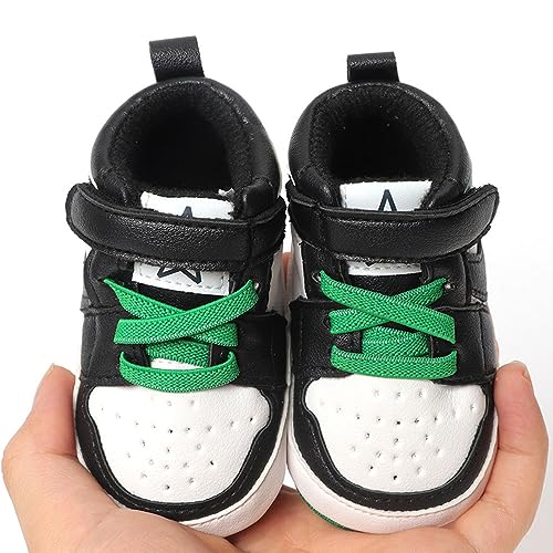Image of Clowora Unsex Baby Shoes Boys Girls Infant Sneakers Non-Slip Soft Rubber Sole Toddler Crib First Walker Lightweight Shoes