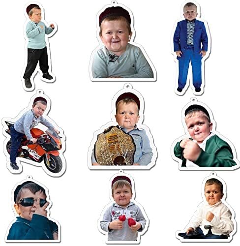 9Pcs Hasbulla Meme Car Air Freshener Birthday Gift Fans Gift Funny Ideal Funny Present for Men or Women Joke Car Accessories for Him Her Dad Boyfriend Friend Household Air Freshener Ocean Scent (2PCS)