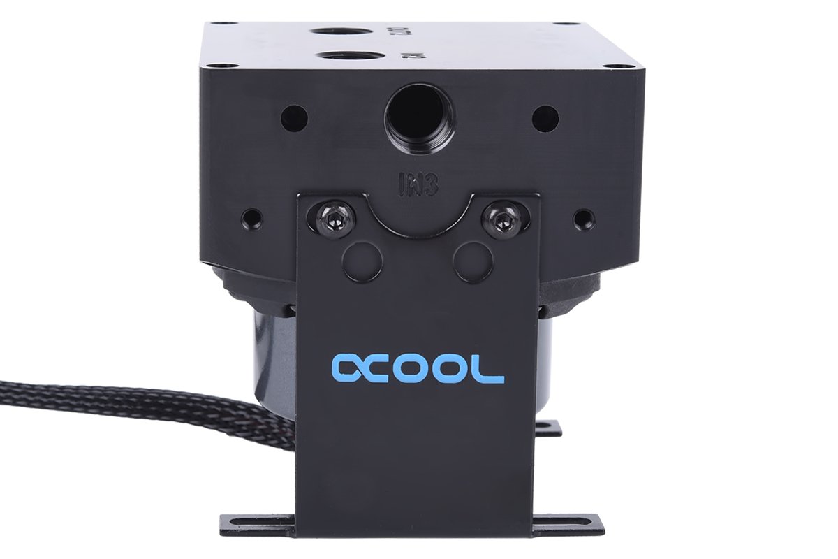 Alphacool 13305 pompa do lodu VPP755 - G1/4 IG w zestawie pokrywa lodowa D5 - acetal V.3 pompy chłodzące wodą