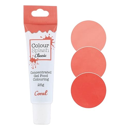 COLOUR SPLASH - Tubo de gel colorante para alimentos, ingredientes comestibles, geles altamente concentrados, tubos exprimidos fáciles de usar,