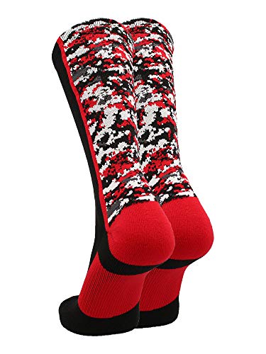 Image of TCK Athletic Crew Socks Digital Camo Football Basketball Lacrosse