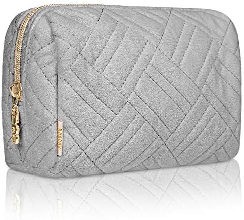 BOACAY Cosmetic & Makeup Bag, Zippered Makeup Pouch for Women, Travel Cute Organizer Suitable for Purse, Versatile Bag with Multiple Compartments for Makeup, Toiletries, Accessories BOACAY Cosmetic & Makeup Bag, Zippered Makeup Pouch for Women, Travel Cute Organizer Suitable for Purse, Versatile Bag with Multiple Compartments for Makeup, Toiletries, Accessories