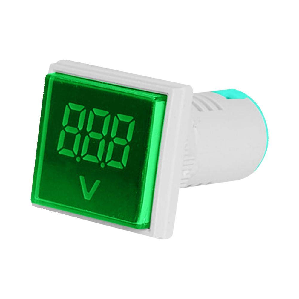 AKD06 Direct AC 60-500V Digital Voltmeter LED Indicator Lamp Square Signal Light (Green) (B07QR63QGP) Amazon Price History, Amazon Price Tracker