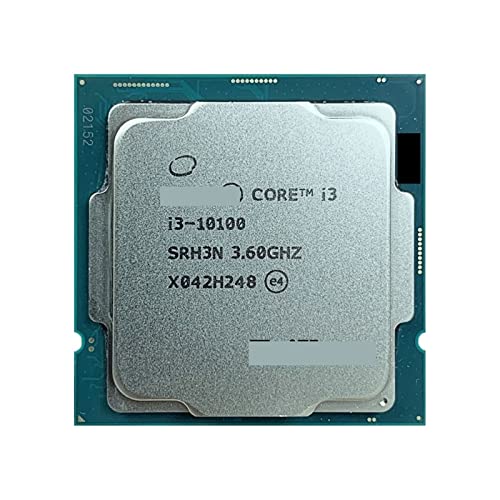 EWKYLSEM CPU c I3-10100 I3 10100 3.6 GHz 4�R�A 8�X���b�hCPU�v���Z�b�T�[ L2 = 1M L3 = 6m 65W LGA 1200 �������t�@���Ȃ�