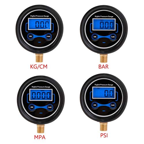 Manometro 0-200PSI LCD Digitale Manometro della Pressione dei Pneumatici Auto Moto Pneumatico Aria PSI Meter 1/8 "NPT per Auto/Camion/Moto/Moto Host