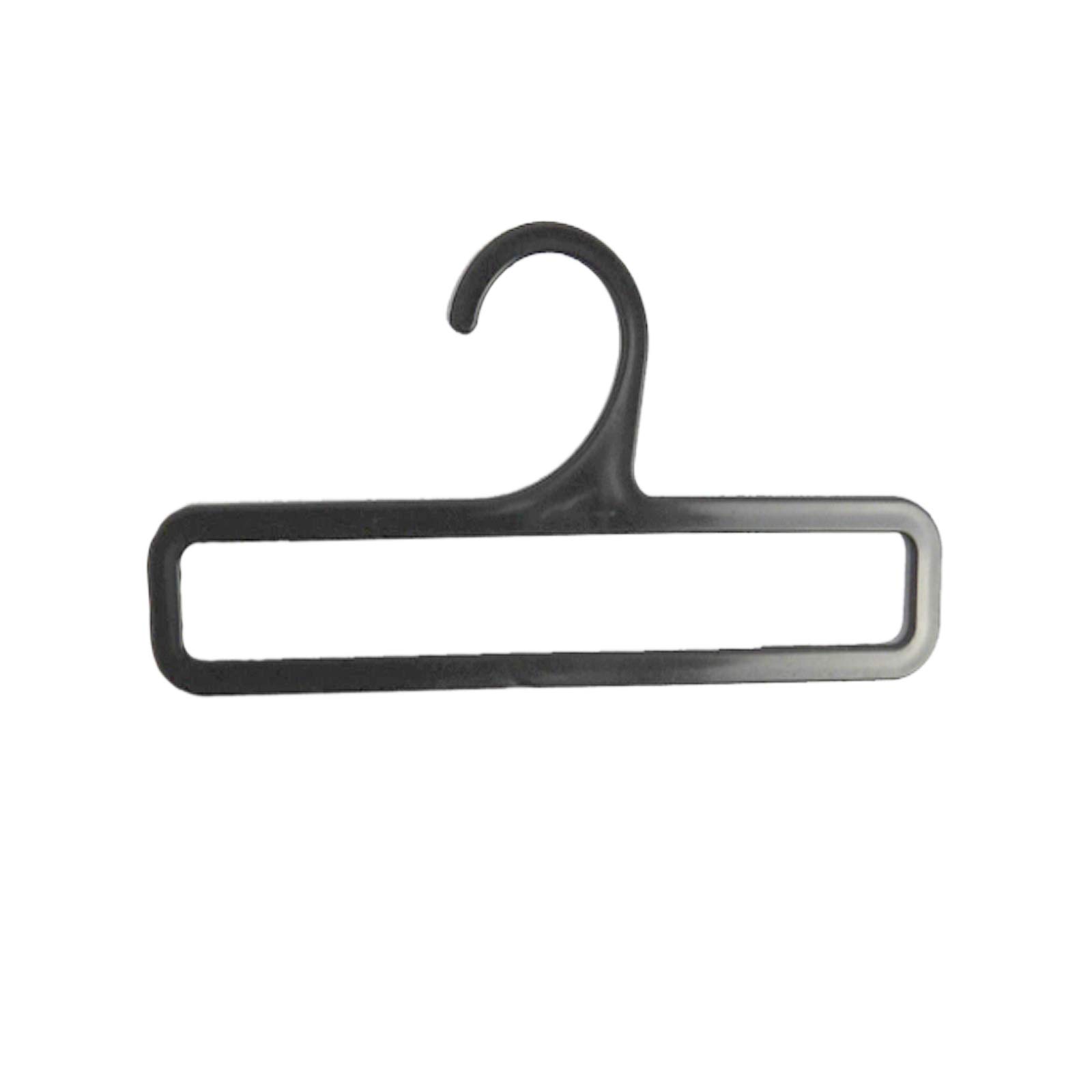 Completeshopfittings Rectangular Shape Pashmina Scarf Hangers Display Shawl Tie Holder Belt Ring Organizer Black 3 Type (, 50)