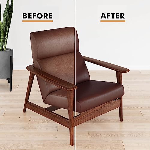 Image of FORTIVO Leather Recoloring Balm, Color Restorer, Scratch Remover, Couch Paint and Repair, Leather Balm for Couches