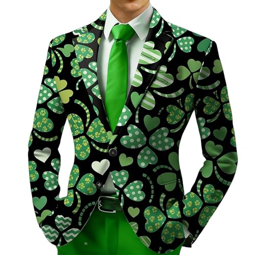 Veste verte festive à motif imprimé haut de gamme pour cérémonie