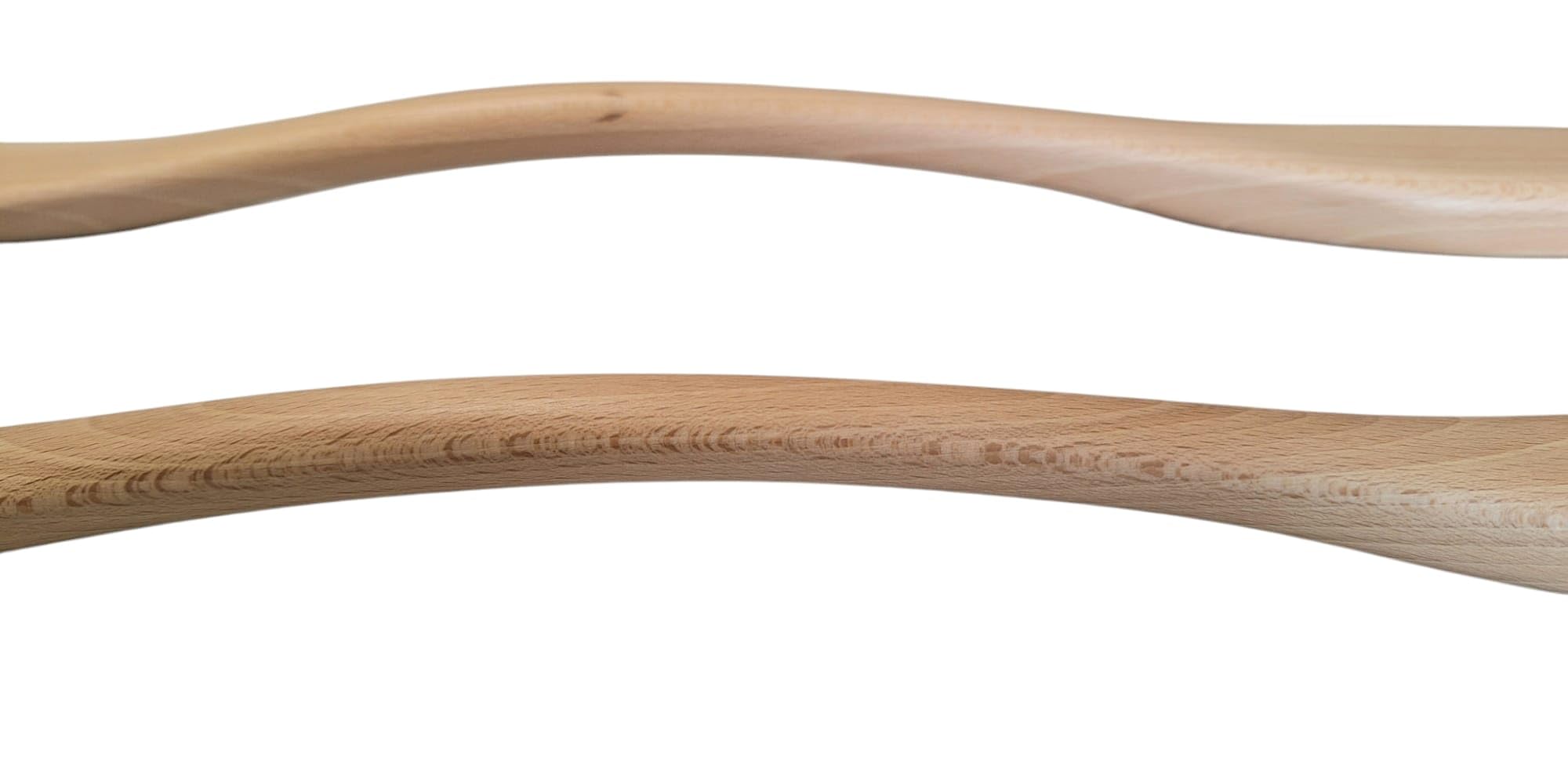 Cleanprince 70 cm XXL Schuhanzieher Schuhlöffel CPB03H massiv Ahorn hell | Rhön | ergonomisch geformt | Made in Germany | Holz beige Naturholz