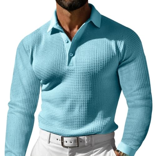 Mens Knit Polo Sweater Long Sleeve Polos Lightweight Casual Dress Pullover Sweaters2