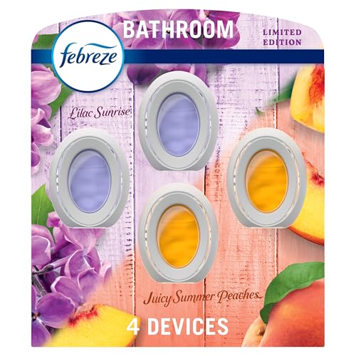 Febreze Bathroom Air Freshener, Odor-Fighting, Plug In Alternative, Air Fresheners for Small Spaces...