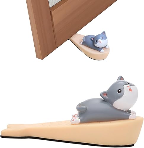 HERCHR Topes de puerta, tope de puerta de animal, lindo tope de puerta decorativo, topes de puerta decorativos, cuñas de puerta, tope de puerta