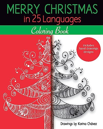 Merry Christmas in 25 Languages - Coloring Book
