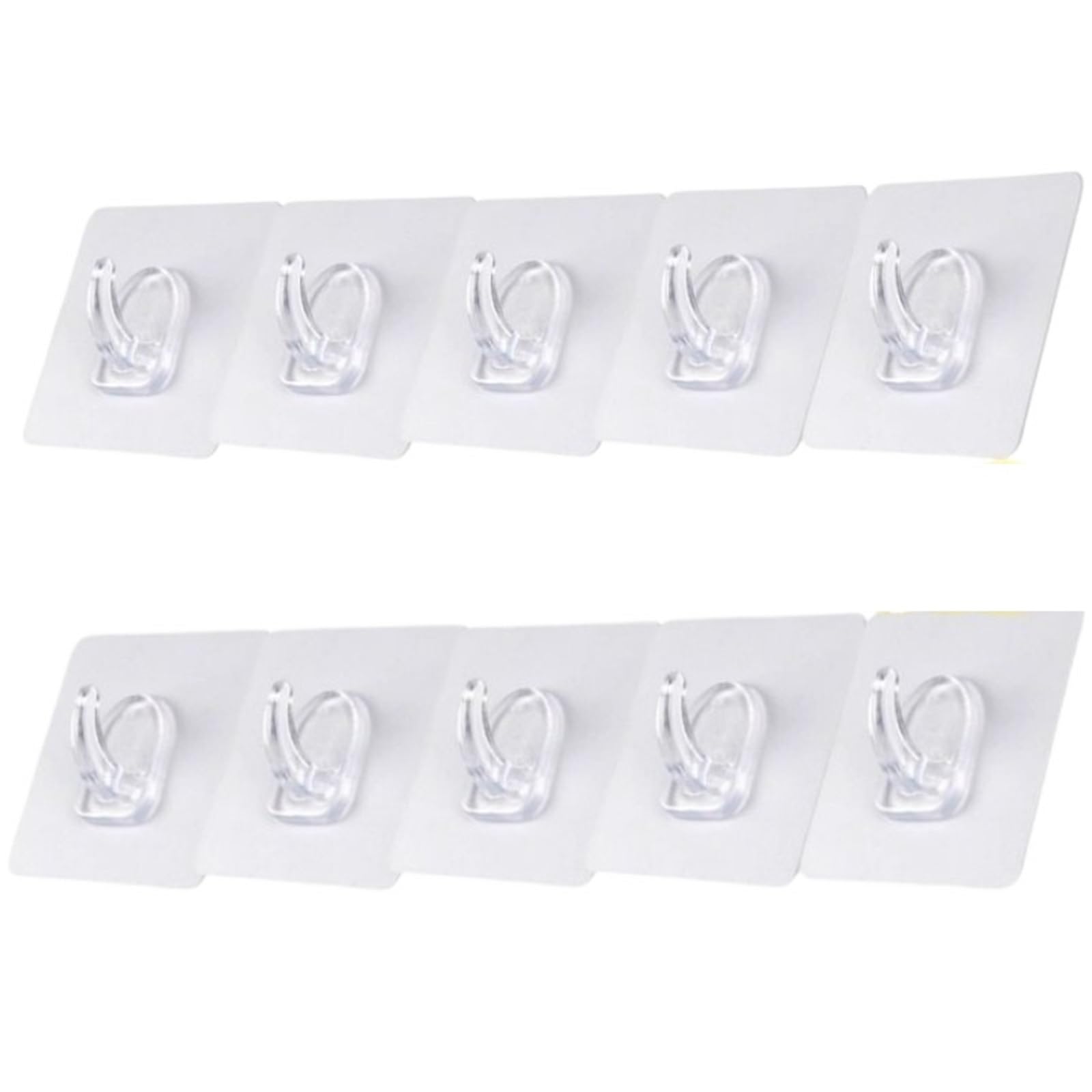 Mkyyioed 30Pcs White Adhesive Hooks Strong Adhesive Hook Seamless Photo Frame Hanger Waterproof Kitchen Bathroom Accessories Multifunctional Storage(30Pcs White)
