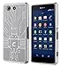 Cruzerlite Z3 Compact Case, Cruzerlite Bugdroid Circuit Case for Sony Xperia Z3 Compact - Retail Packaging - Clear