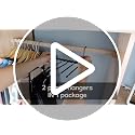 Image of JD FRESH 5 in 1 Stainless Steel Foldable Clothes Hanger /Heavy Duty Space Saving Wardrobe Hanger with Rotating Hook /Multi-Purpose Hanger for Pants, Shirts & Dresses (Pack 1)