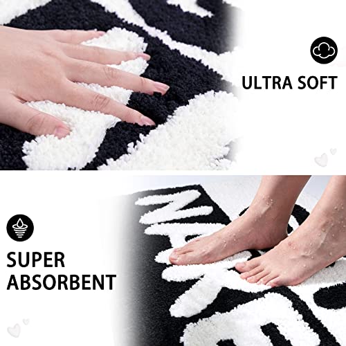 Nymphia-Get-Naked-Bath-Mat-Black-and-White-Bathroom-Rugs-Non-Slip-Soft-Thick-Microfiber-Bath-Rug-Fun-Bathroom-Decor-Washable-31×20-Inch