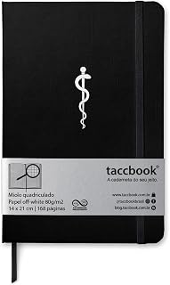 Caderno Quadriculado taccbook® símbolo medicina 14x21 Ríg.