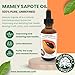 Best Nature's Cosmetics Mamey Sapote Oil Organic - revitalize dry skin and hair with deep moisture and frizz control. For curly, wavy hairs. 4 fl oz / 120ml