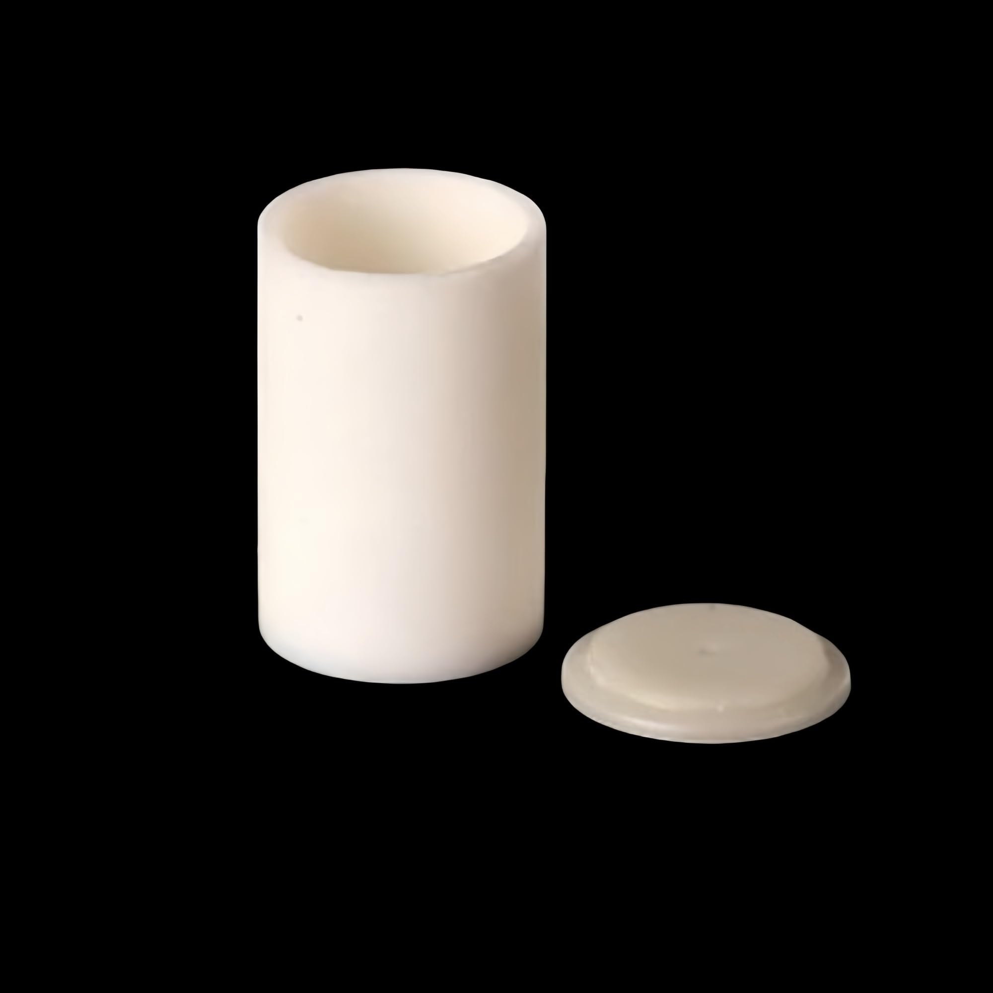 Tygiel korundowo-glinowy z pokrywką - 10 szt. przemysłowych form do topienia złota i srebra(5x8mm)