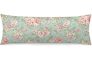 Floral Body Pillow Cover