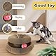 Magic Organ Cat Scratching Board, Cat Akkordeon, Cat Cordion, Cardboard Cat Scratcher Cat Bed Interactive Scratcher Cat Toy, Foldable Convenient Cat Scratcher Durable Recyclable Comes with Ball