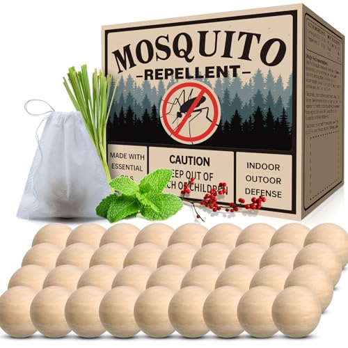 Mosquito Repellent 36 Balls – Mosquito Repellent Outdoor Patio &