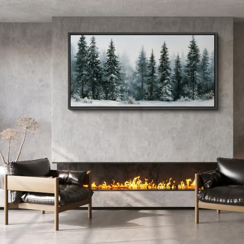 Image of MUDECOR Extra Large Framed Canvas Print Wall Art Pine Art for Living Room