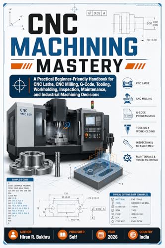 CNC Machining Mastery: Complete Guide to Computer Numerical Control, Mathematical Concepts, G-Code Programming, Machine Setup, Tooling, Troubleshooting, and Real-World Case Studies