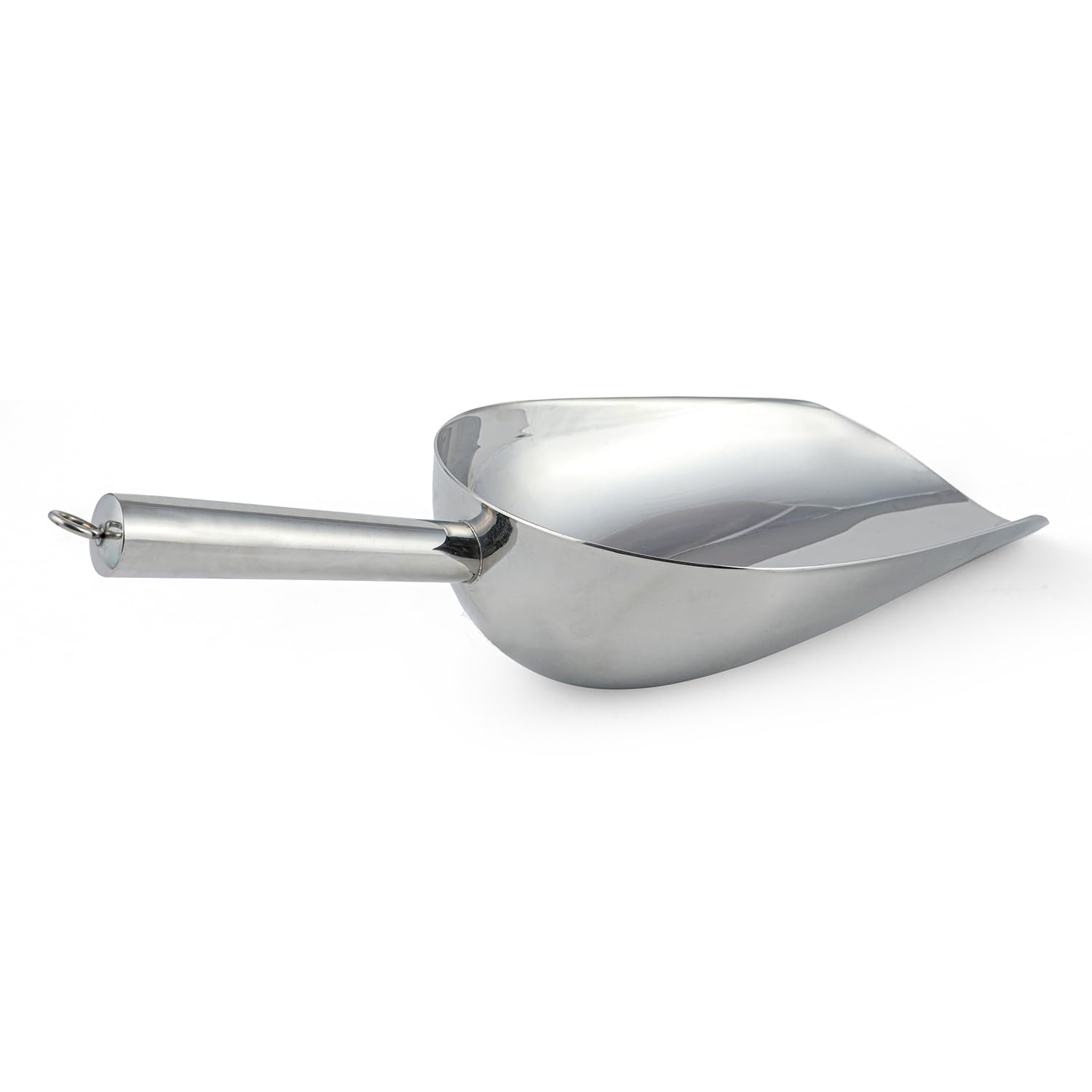 GenericStainless Steel Ice Scoop, 18.5 cm x 6 cm Size, Silver