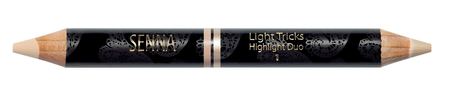 SennaCosmetics Light Tricks Highlight Duo, Shade 1