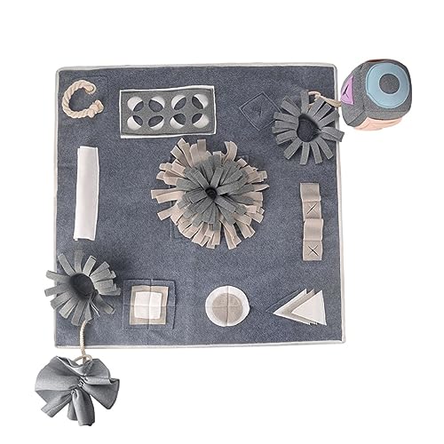 ifundom 1Pc Slow Eating Mat for Cats and Dogs Practical Pet Sniffing Feeding Training Cushion Design for All Enhances Sniffing Skills and Reduces Strain