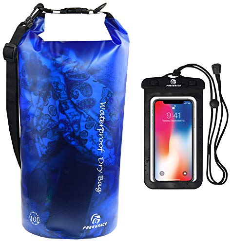 Waterproof Dry Bag - Transparent Lightweight Dry Sack with Strap, Seals and Waterproof