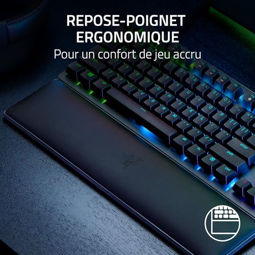 Razer Huntsman v2 TKL Switchs optiques violets - vue 10