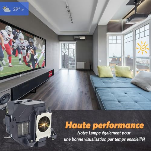 Vidéoprojecteur Epson lampe ELPLP95 de remplacement pour EB-2065 - 2