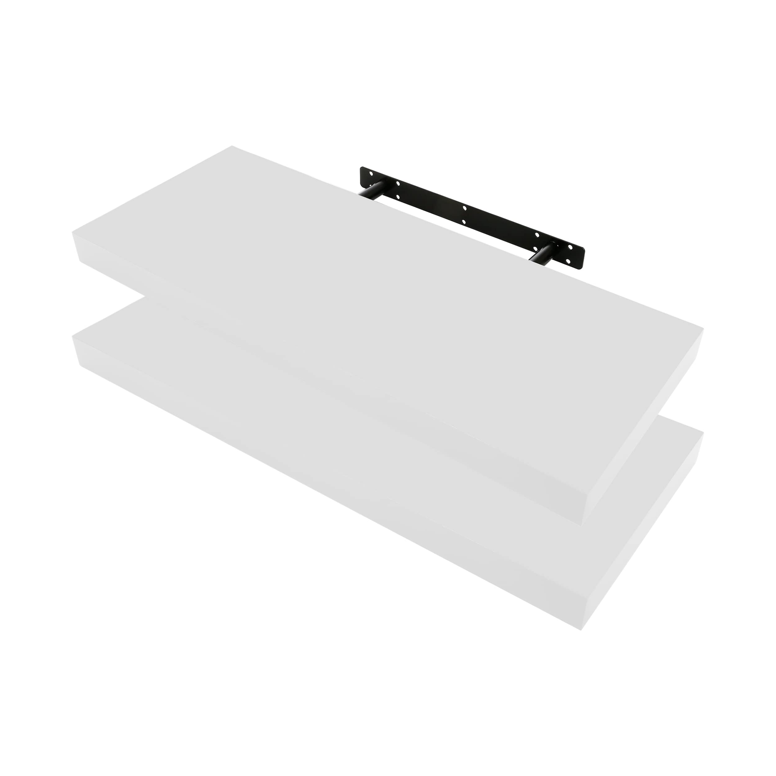 Etrexonline Estante de Pared 25x25x4cm Color Wengue, Balda Flotante Pared de Madera Fijación Invisible, Estantes de Almacenamiento Decorativos, Ideal para Salón, Habitación, Pasillo, etc.. — view 36