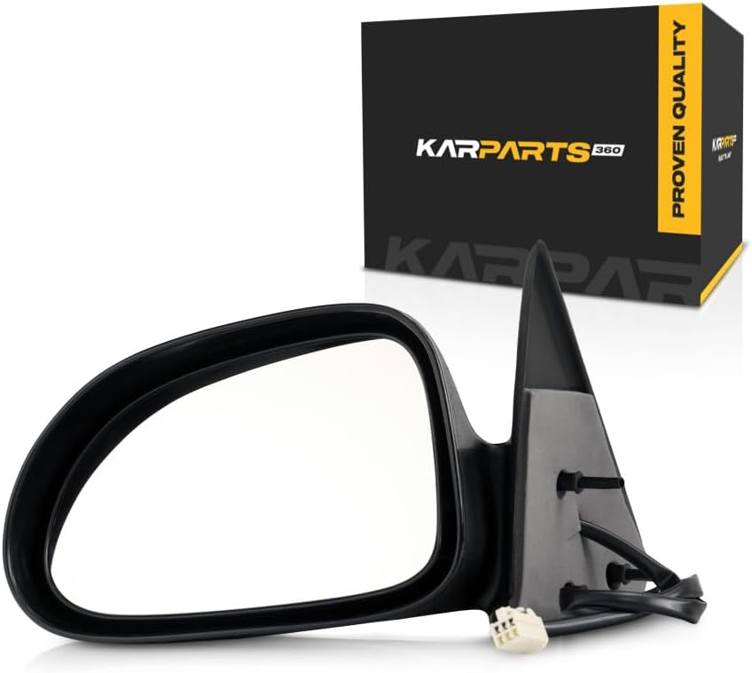 For Dodge Dakota 1997 98 99 2000 Door Mirror Driver Side | Textured | Power | Non-Heated | Replacement For 55154843AC | CH1320157