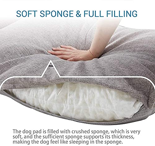 BDEUS 50 x 36 x 6.5In Orthopedic Dog Beds for Large Dogs Clearance Super Thick & Comfortable Pet Bed with Pillow… - Image 5