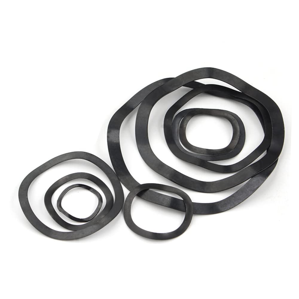ppARK Unterlegscheiben 65 Mangan-Stahl M3 M4 M5 M6 M8 M10 M12 M14 M16 M19 M21 M24 M27-m118 Wellenscheibe 3/5/6/7 Crest Type Dichtung Spring Plain Dichtung Beilagscheiben