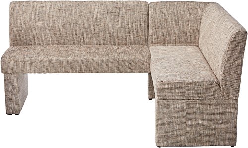 Chintaly Imports Labrenda Fully Upholstered Nook, Neutral Weave #TOP1