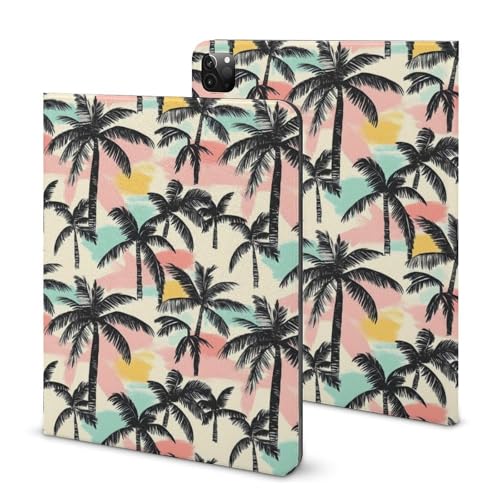 Coque iPad Pro 11 de haute précision finition fine imprimée rose avec fente