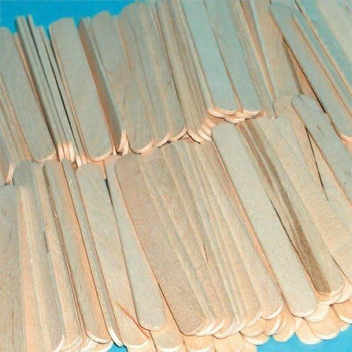 Giant Lollipop Sticks Natural Wood (Pack of 100) by Choice DIY