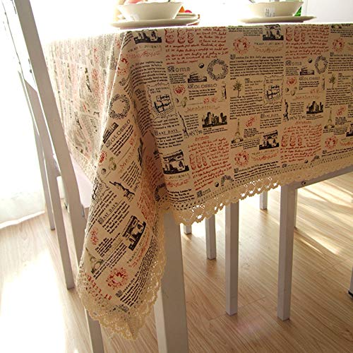 Toile Décorative Couverture Moderne Nappe Journal Carte Postale - 4