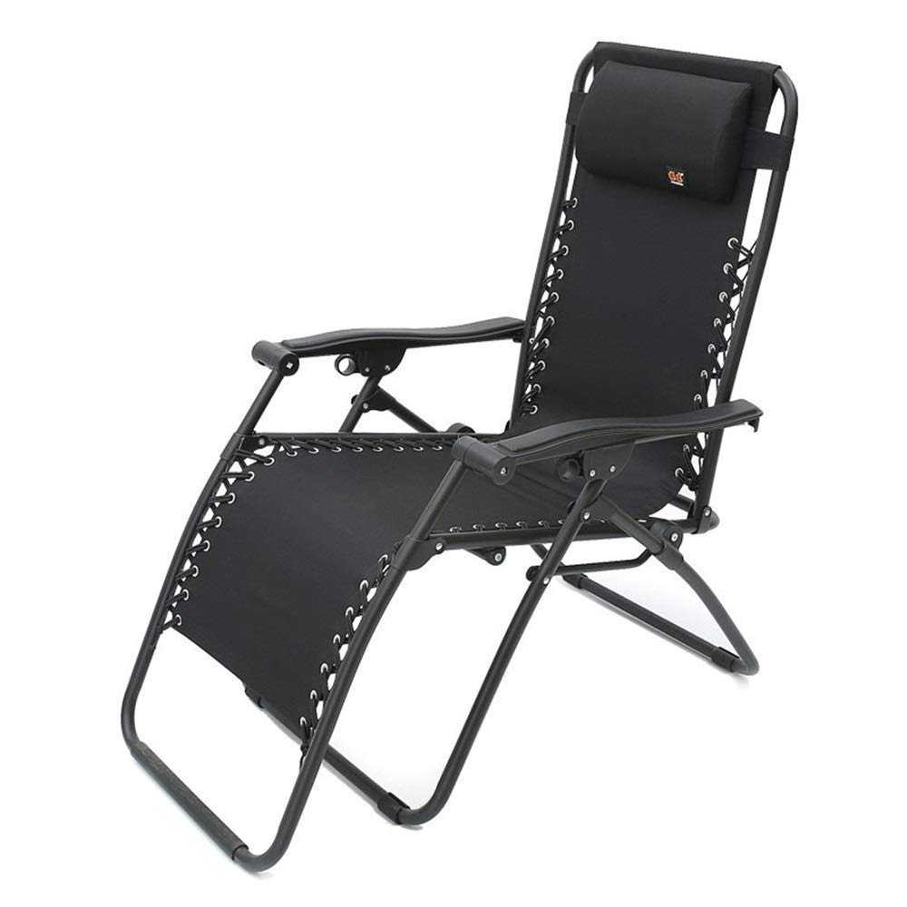 Chaise longue de patio portable haute résistance 200kg - Bain de soleil luxe pour extérieur