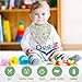 VitalCozy 4 Pcs Watercolor Dragon Baby Bandana Bib Cotton Newborn Infant Feeding Drool Bib for Drooling and Teething Girl Boy