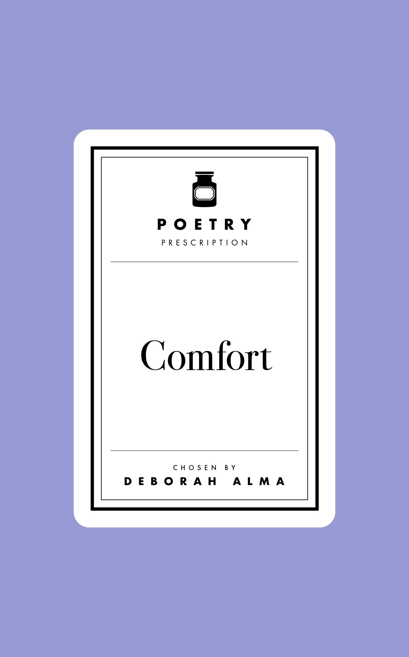 Poetry Pharmacy Comfort